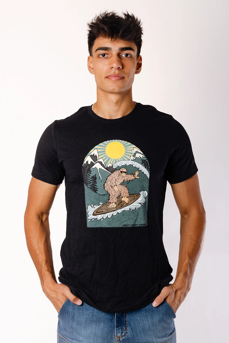 Surfing Sasquatch Tee
