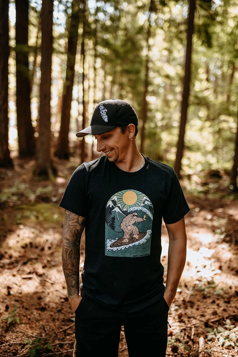 Surfing Sasquatch Tee