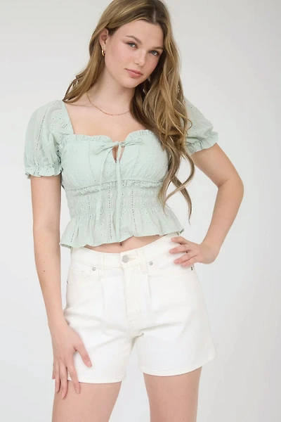 Sweetheart Peasant Top