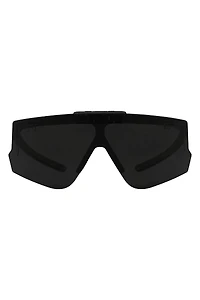 The Blacking Out Flip-Offs 2.0 Wide Sunglasses