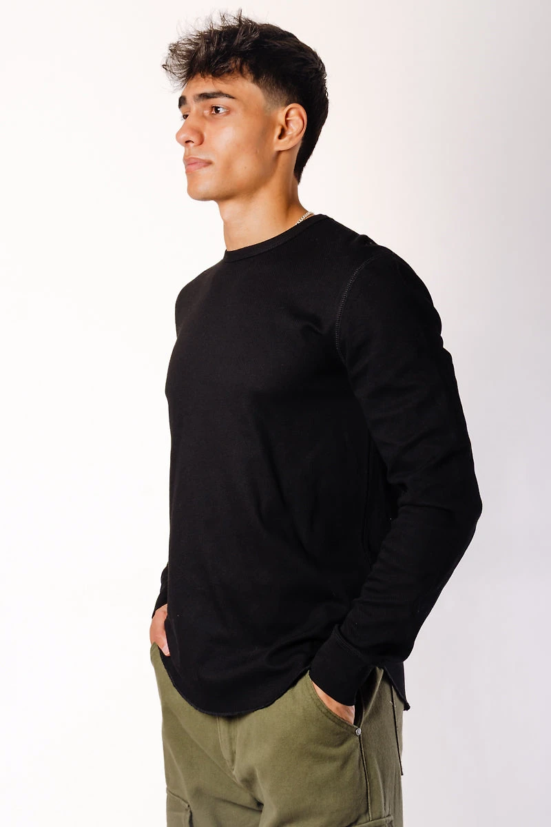 Thermal Waffle Hi-Lo Long Sleeve