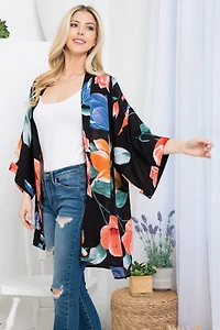 Tropical Floral Kimono