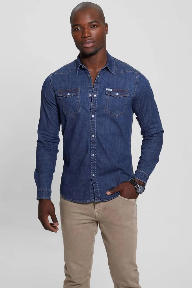 Truckee Denim Western Shirt