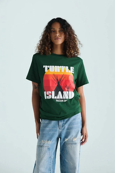 Unisex Turtle Island Tee