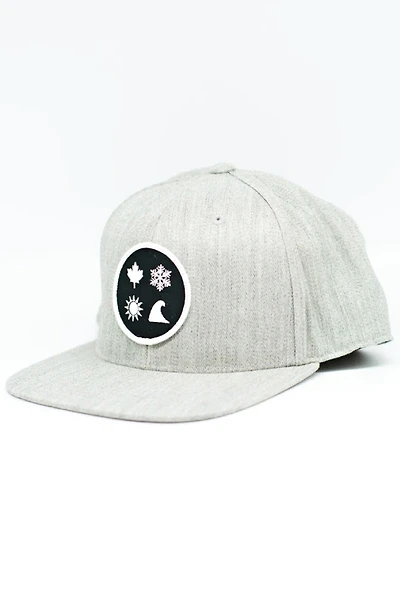 Unisex 4 Icon Snapback