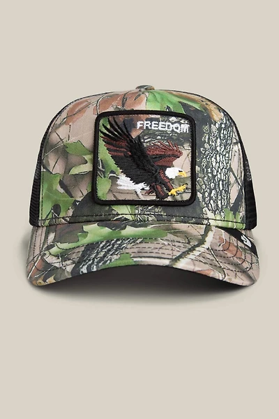 Unisex Camouflage Eagle Trucker Hat