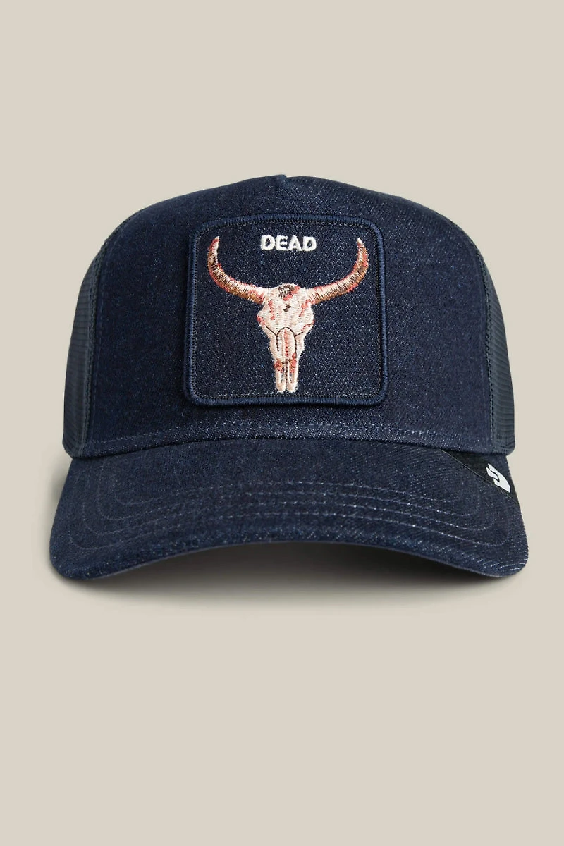 Unisex Denim Dead Trucker Hat
