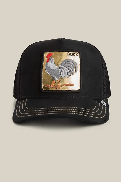 Unisex Golden Cock Trucker Hat