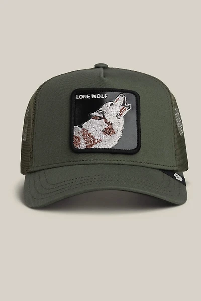 Unisex Lone Wolf Trucker Hat