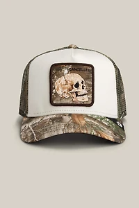 Unisex Realtree Edge Cancelled Skull Trucker Hat