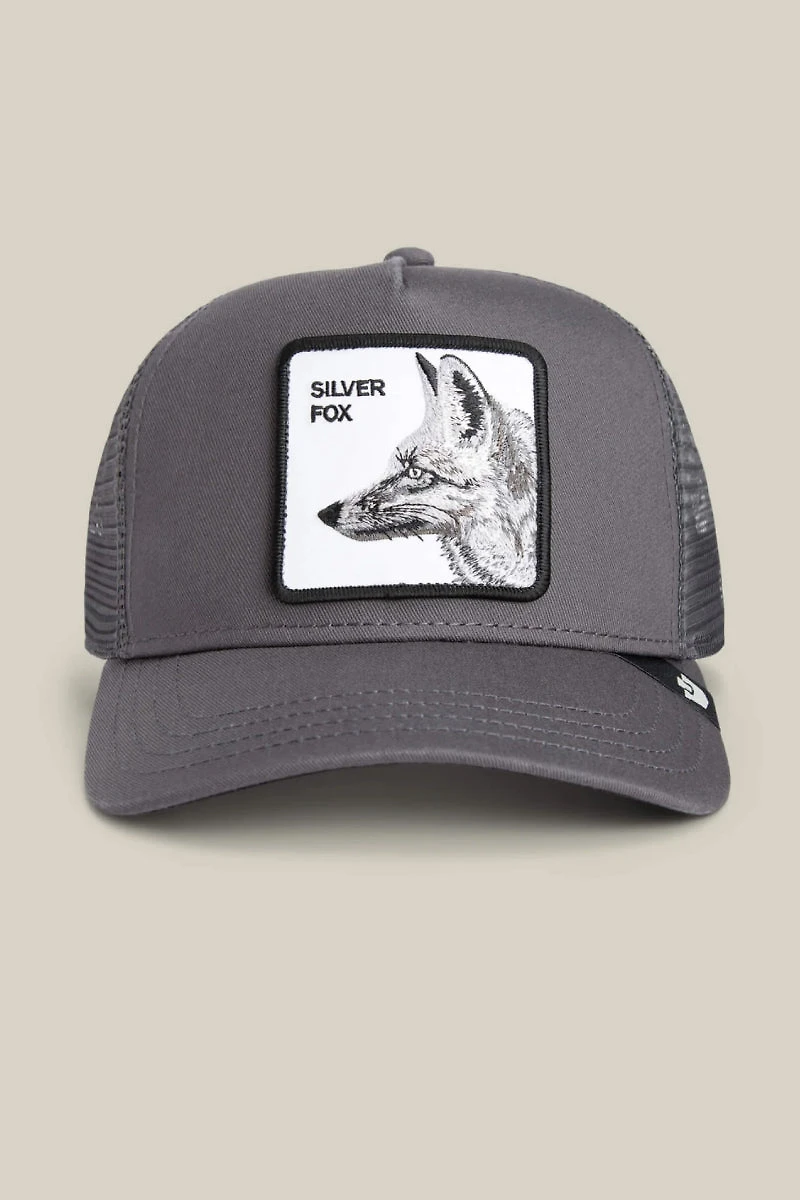 Unisex Silver Foxxx Trucker Hat