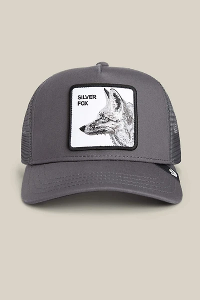 Unisex Silver Foxxx Trucker Hat