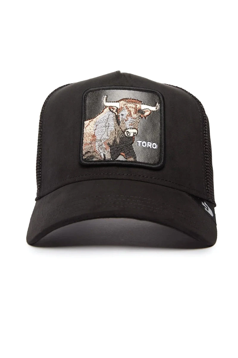 Unisex Suede Bull Trucker Hat