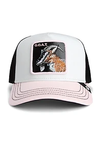 Unisex Tricolor GOAT Trucker Hat