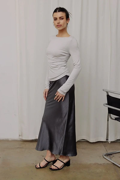 Valerie Satin Skirt