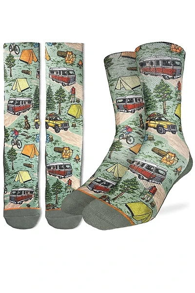 Vintage Camping Sock