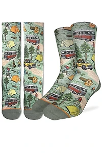 Vintage Camping Sock