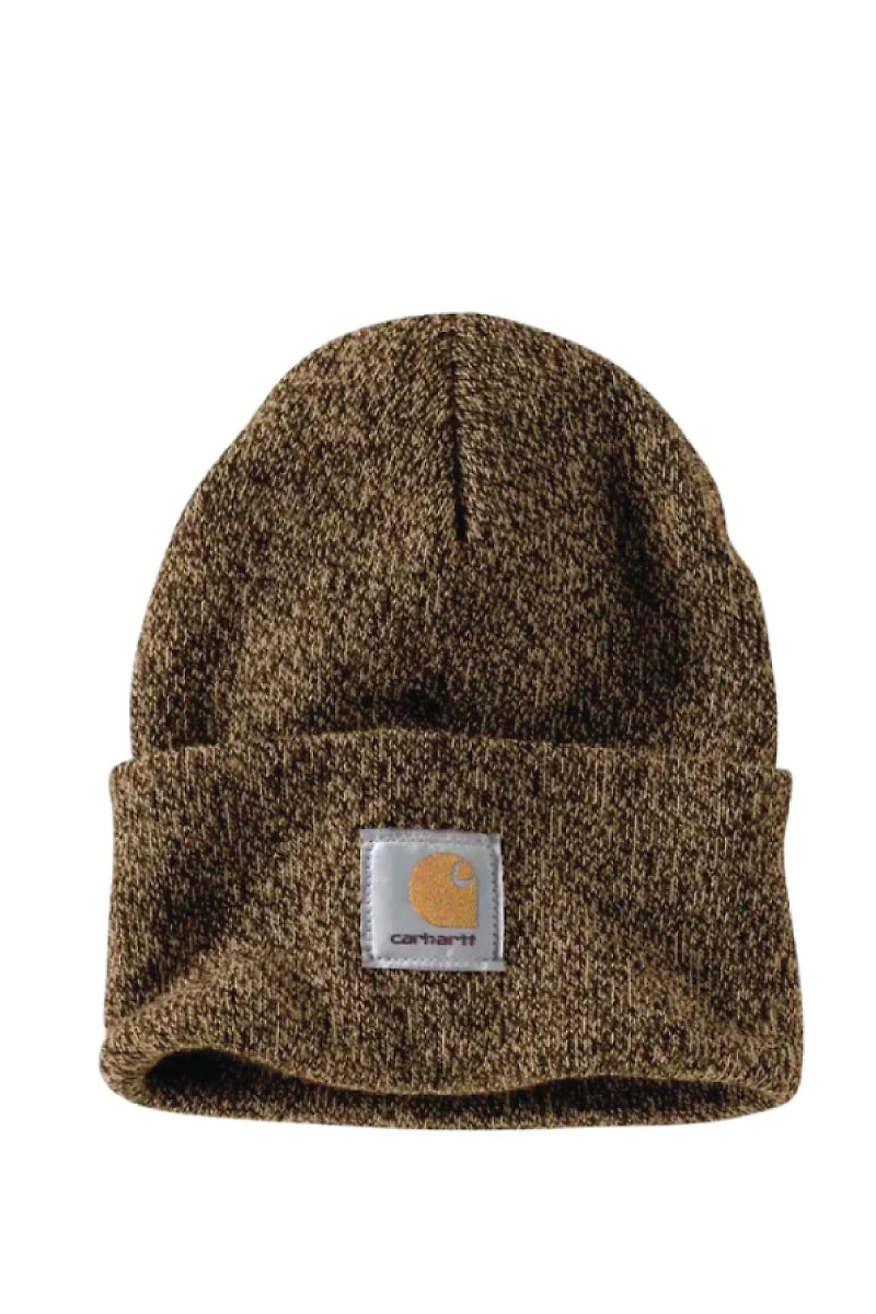 Watch Beanie - Dark Brown / Sandstone