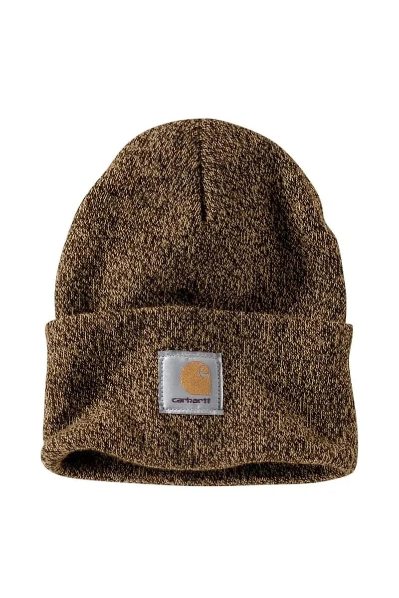 Watch Beanie - Dark Brown / Sandstone
