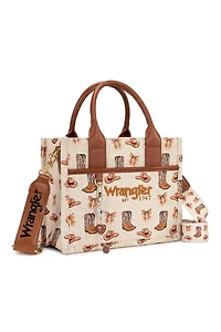Western Cowgirl Crossbody Tote - Small