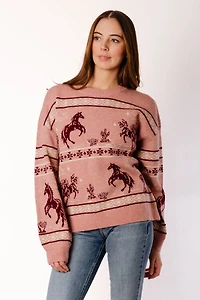 Western Horse Sweater