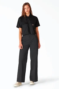 Wide Leg Work Pants