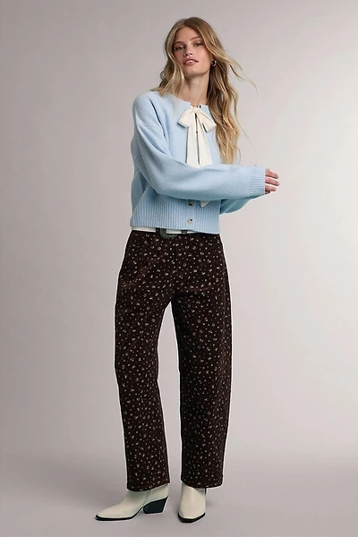 Floral Barrel Pant