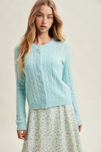 Soft Cable Cardigan