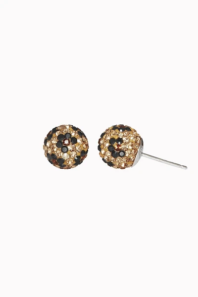 10mm Sparkle Ball Earrings