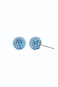 10mm Sparkle Ball Earrings - Celestial Sky