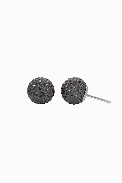 10mm Sparkle Ball Earrings