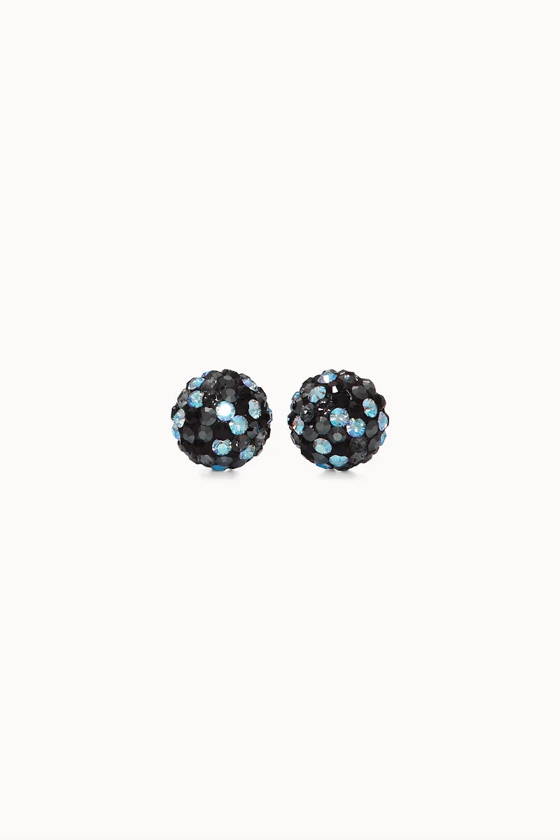 8mm Sparkle Ball Earrings - Starlight