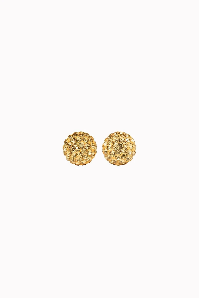8mm Sparkle Ball Earrings