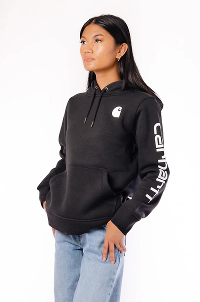 Logo Sleeve Hoodie