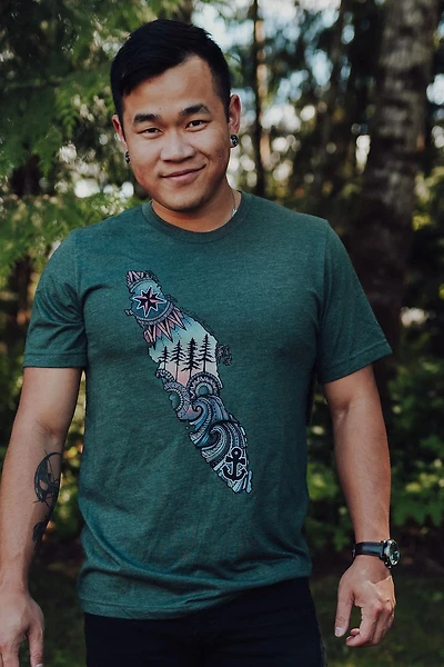 Colourful Vancouver Island Tee