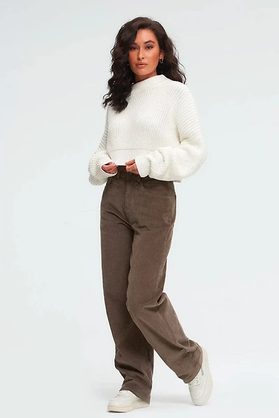 Corduroy Wide Leg Pants