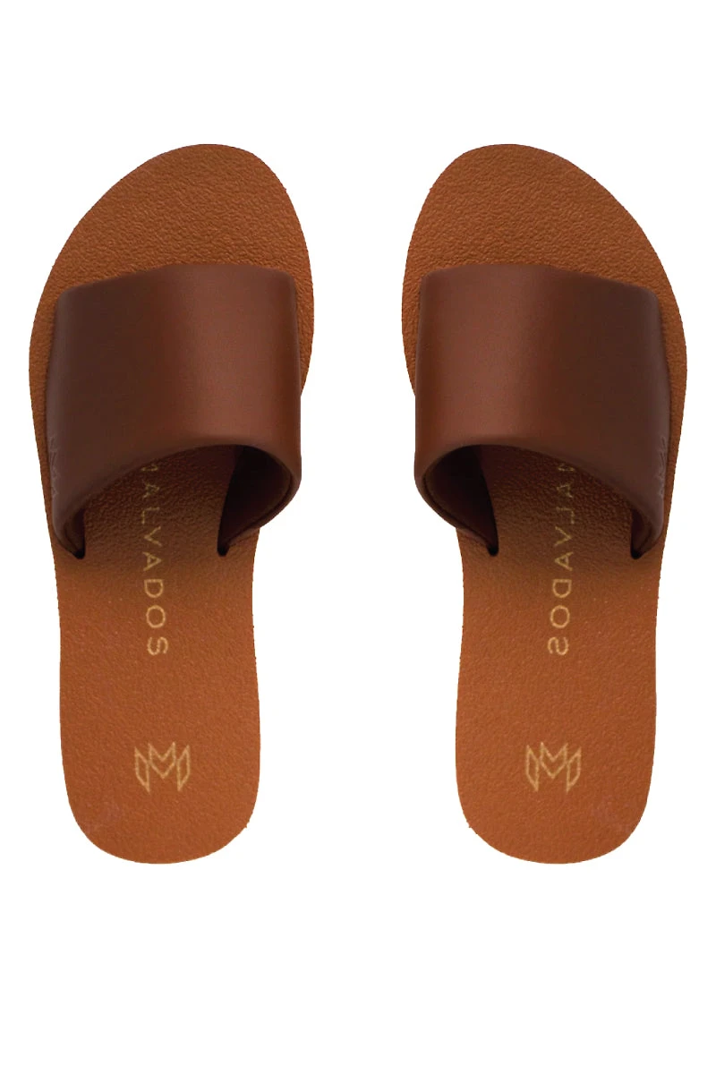 Ellie Cocoa Slide Sandals