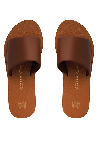 Ellie Cocoa Slide Sandals