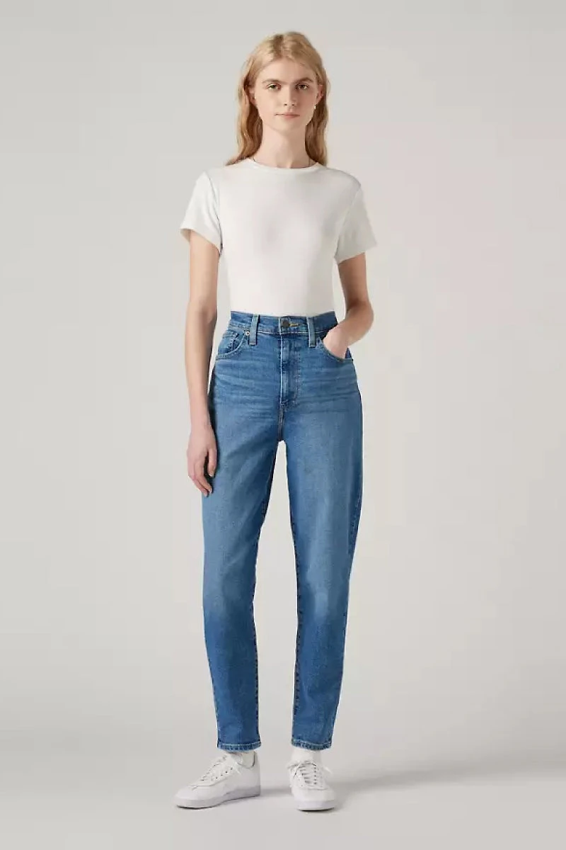 High Waisted Mom Jeans