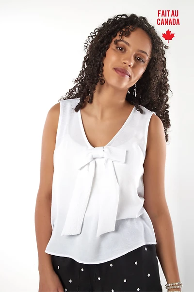 Haut Élégant avec Nœud Chic - KASEY (R-A4)