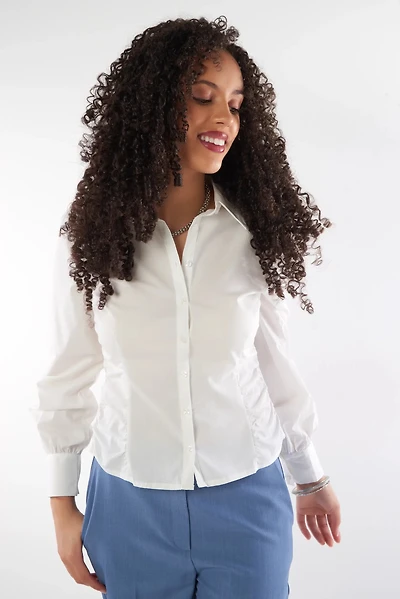 Blouse Blanche Élégante - ESSA (E-A5)