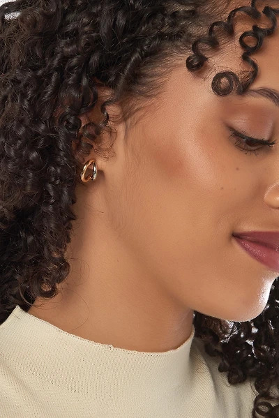 Boucles d’Oreilles Double Anneau - C1195 - VENTE FINALE