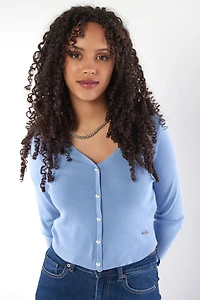 Cardigan Court Boutonné - IZIA (E-A4)