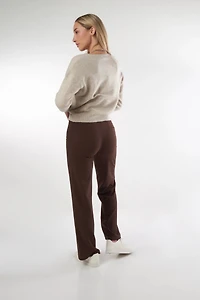 Chandail en tricot à fleurs appliquées - COZETTE (E-B2)
