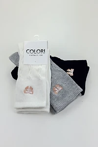 Paquet de chaussettes texturées - C1149 - (E-A2) - VENTE FINALE