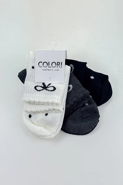 Paquet de chaussettes à picots avec boucle - C1150 - (E-A2) - VENTE FINALE