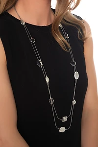 Collier Long Multi-Rangs - C1179 - VENTE FINALE