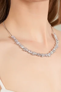 Collier court avec cristaux - C1156 - VENTE FINALE