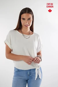 Haut fluide à nouer pour femme - KIOKO (R-A11)