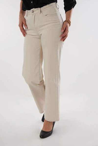 High-Waisted Straight-Leg Jeans - V2750E (E-C13)